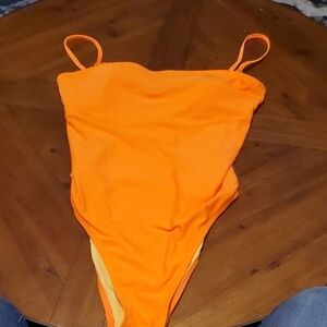RELLECIGA Orange One Piece Swimsuit